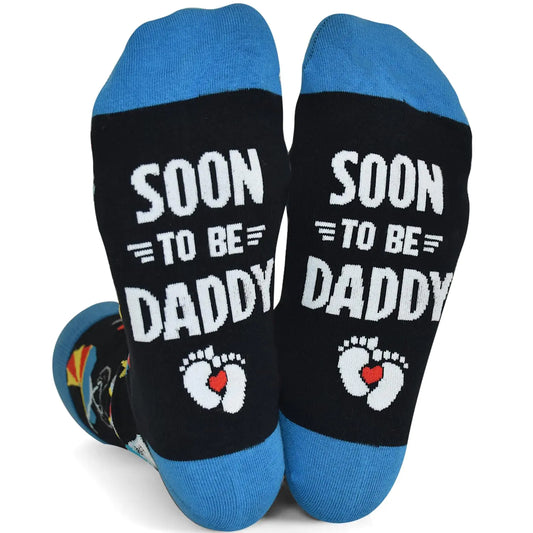 Soon to Be Daddy Socks - Funny New Dad Gift