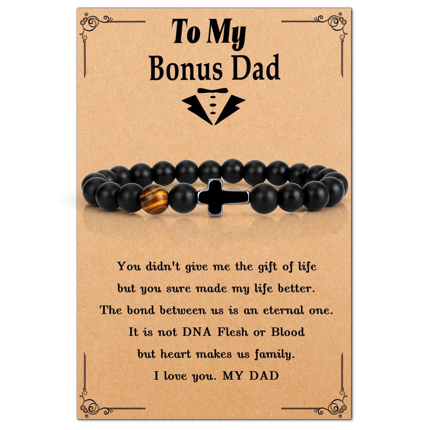 Bonus Dad Bracelet - Father's Day & Birthday Gift