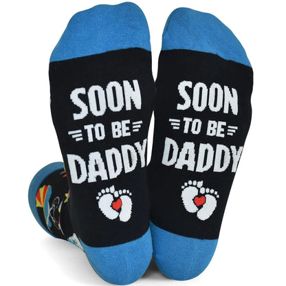 Soon to Be Daddy Socks - Funny New Dad Gift